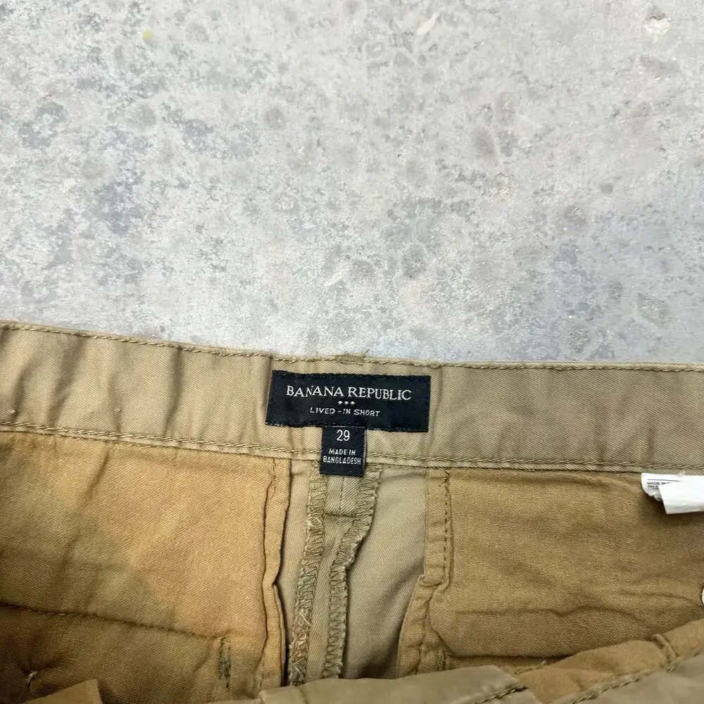 Mens Banana Republic Lived-In Shorts - 29”